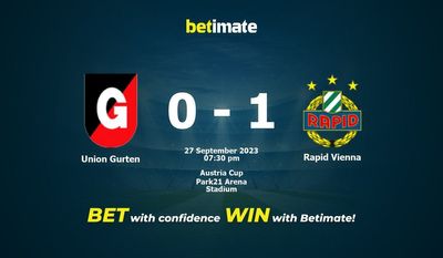 Union Gurten vs Rapid Vienne Prédiction, cotes et conseils de paris 27/09/2023