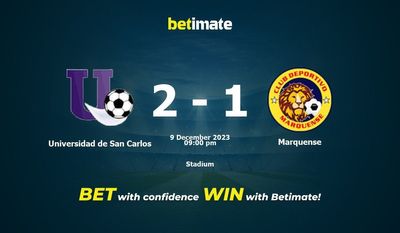 Universidad de San Carlos vs Marquense Prédiction, cotes et conseils de paris 09/12/2023