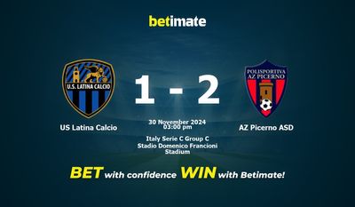 Pronostic, cotes et conseils de paris US Latina Calcio vs AZ Picerno ASD 30/11/2024