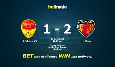 Pronostic, cotes et conseils de paris US Orleans 45 vs Le Mans 11/04/2025