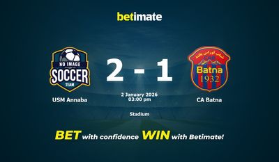 Prédiction, cotes et conseils de paris pour le match USM Annaba vs CA Batna (01/02/2026)