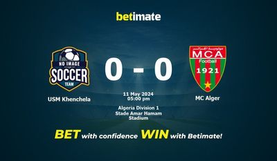 USM Khenchela vs MC Alger Prédiction, cotes et conseils de paris 11/05/2024