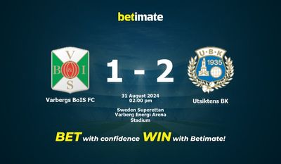 Varbergs BoIS FC vs Utsiktens BK Prédiction, cotes et conseils de paris 31/08/2024