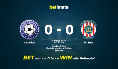 Varnsdorf vs FC Brno Pronostic, cotes et conseils de paris 03/09/2025