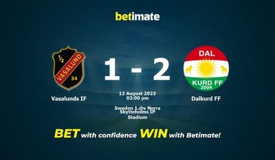 Vasalunds IF vs Dalkurd FF Prédictions, cotes et conseils de paris 08/12/2023