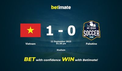 Vietnam vs Palestine Prédiction, cotes et conseils de paris 09/11/2023