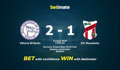 Pronostic, cotes et conseils de paris Viktoria 89 Berlin - ZFC Meuselwitz (13/04/2025)
