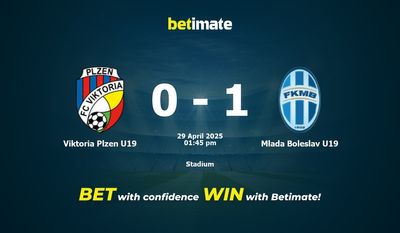 Viktoria Plzen U19 vs Mlada Boleslav U19 Prédiction, cotes et conseils de paris 29/04/2025