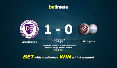Villa Dalmine vs UAI Urquiza Prédiction, cotes et conseils de paris 22/07/2024