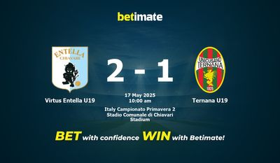Virtus Entella U19 vs Ternana U19 Prédiction, cotes et conseils de paris 17/05/2025