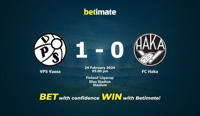 VPS Vaasa vs FC Haka Prédiction, cotes et conseils de paris 24/02/2024
