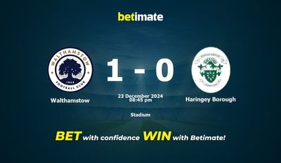 Pronostic, cotes et conseils de paris pour Walthamstow vs Haringey Borough 23/12/2024