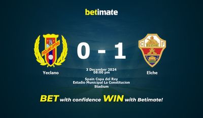 Pronostic Yeclano vs Elche, cotes et conseils de paris 12/03/2024