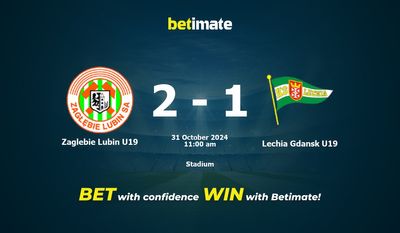 Pronostic, cotes et conseils de paris pour Zaglebie Lubin U19 vs Lechia Gdansk U19 31/10/2024