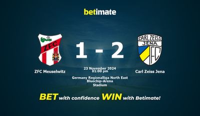 Pronostic, cotes et conseils de paris ZFC Meuselwitz vs Carl Zeiss Jena 23/11/2024