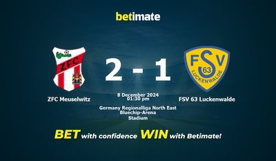 Pronostic, cotes et conseils de paris ZFC Meuselwitz vs FSV 63 Luckenwalde 08/12/2024