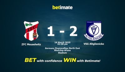 Pronostic, cotes et conseils de paris pour ZFC Meuselwitz vs VSG Altglienicke (16/03/2025)