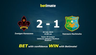 Zweigen Kanazawa vs Vanraure Hachinohe Prédiction, cotes et conseils de paris 20/07/2024