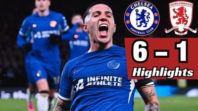 HØJDEPUNKTER OG MÅL Chelsea vs Middlesbrough (6-1, England EFL Cup)