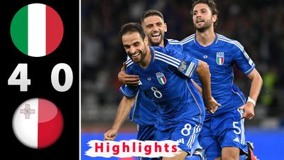 ハイライトとゴール イタリア対マルタ (4-0、ユーロ 2024 予選)