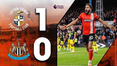 HÖJDPUNKTER OCH MÅL Luton vs Newcastle (1-0, England Premier League)