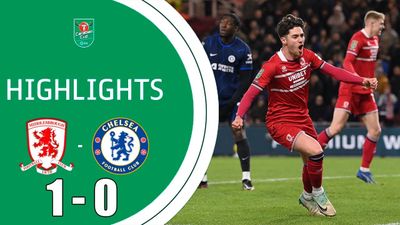 HØJDEPUNKTER OG MÅL Middlesbrough vs Chelsea (1-0, England EFL Cup)