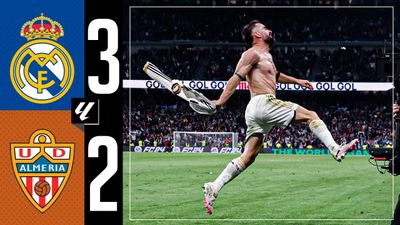 أهداف مباراة ريال مدريد وألميريا (3-2، الدوري الإسباني)