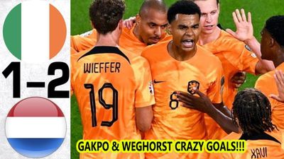 HÖJDPUNKTER OCH MÅL Rep för Irland vs Nederländerna (1-2, EM 2024-kval)