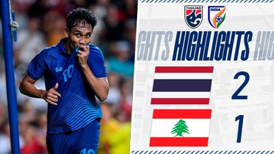 IKHTISAR & GOL Thailand vs Lebanon (2-1, Piala Raja)