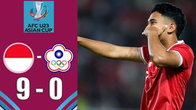 HIGHLIGHTS & GOALS U23 Indonesia U23 vs U23 Chinese Taipei (9-0, AFC Asian Cup U23 Qualifying)