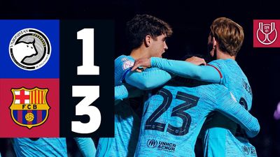 HÖHEPUNKTE & ZIELE Unionistas de Salamanca gegen Barcelona (1-3, Spanien Copa del Rey)