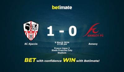 Prediksi AC Ajaccio vs Annecy, Peluang & Tips Taruhan 03/09/2024