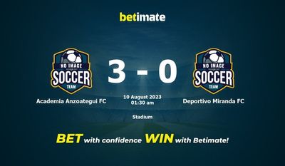 Academia Anzoategui FC vs Deportivo Miranda FC Prediksi, Peluang & Tips Taruhan 09/08/2023