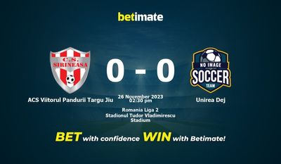 Prediksi ACS Viitorul Pandurii Targu Jiu vs Unirea Dej, Peluang & Tips Taruhan 26/11/2023