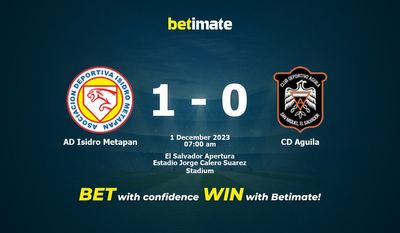 Prediksi AD Isidro Metapan vs CD Aguila, Peluang & Tips Taruhan 12/01/2023