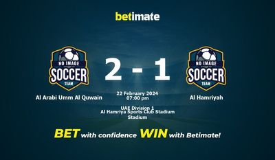 Prediksi Al Arabi Umm Al Quwain vs Al Hamriyah, Peluang & Tips Taruhan 22/02/2024