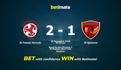Prediksi Al Faisaly Harmah vs Al Qaisoma, Peluang & Tips Taruhan 28/11/2023