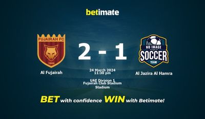 Prediksi Al Fujairah vs Al Jazira Al Hamra, Peluang & Tips Taruhan 24/03/2024