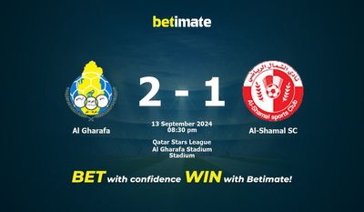 Prediksi, Peluang & Tips Taruhan Al Gharafa vs Al-Shamal SC 13/09/2024