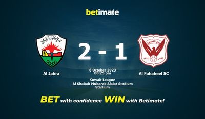 Prediksi, Peluang & Tips Taruhan Al Jahra vs Al Fahaheel SC 10/06/2023