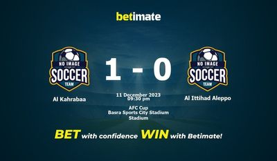 Prediksi, Peluang & Tips Taruhan Al Kahrabaa vs Al Ittihad Aleppo 11/12/2023