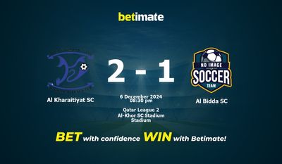 Prediksi, Peluang & Tips Taruhan Al Kharaitiyat SC vs Al Bidda SC 12/06/2024
