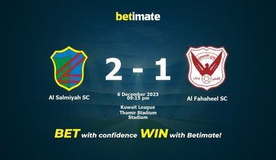 Prediksi Al Salmiyah SC vs Al Fahaheel SC, Peluang & Tips Taruhan 12/06/2023