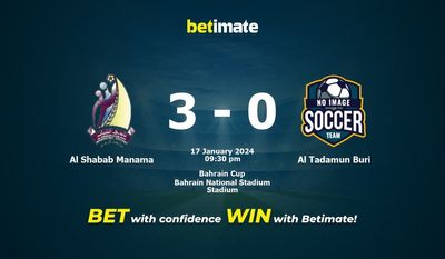 Prediksi Al Shabab Manama vs Al Tadamun Buri, Peluang & Tips Taruhan 17/01/2024