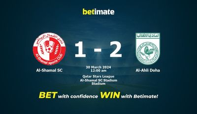 Prediksi Al-Shamal SC vs Al-Ahli Doha, Peluang & Tips Taruhan 29/03/2024
