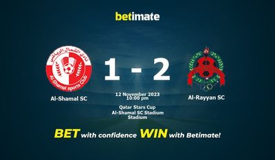 Prediksi, Peluang & Tips Taruhan Al-Shamal SC vs Al-Rayyan SC 12/11/2023