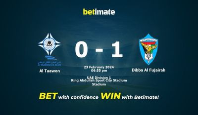 Prediksi Al Taawon vs Dibba Al Fujairah, Peluang & Tips Taruhan 23/02/2024