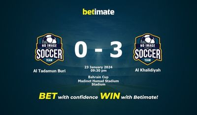 Prediksi Al Tadamun Buri vs Al Khalidiyah, Peluang & Tips Taruhan 23/01/2024