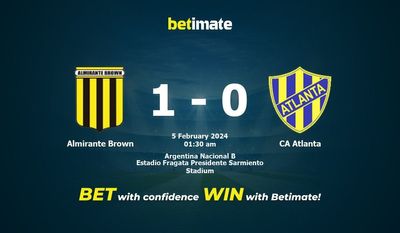 Prediksi Almirante Brown vs CA Atlanta, Peluang & Tip Taruhan 02/04/2024