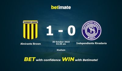 Prediksi Almirante Brown vs Independiente Rivadavia, Peluang & Tips Taruhan 29/10/2023